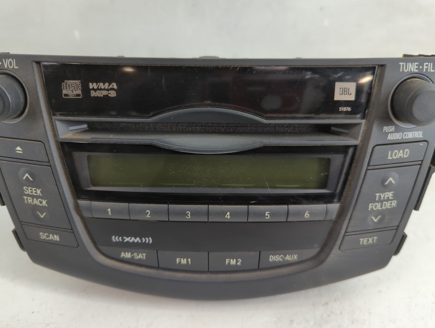 2009-2011 Toyota Rav4 Radio AM FM Cd Player Receiver Replacement P/N:86120-42320 Fits Fits 2009 2010 2011 OEM Used Auto Part