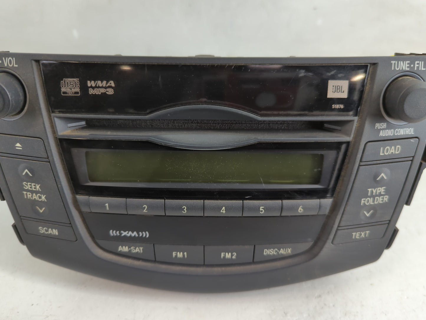 2009-2011 Toyota Rav4 Radio AM FM Cd Player Receiver Replacement P/N:86120-42320 Fits Fits 2009 2010 2011 OEM Used Auto Part