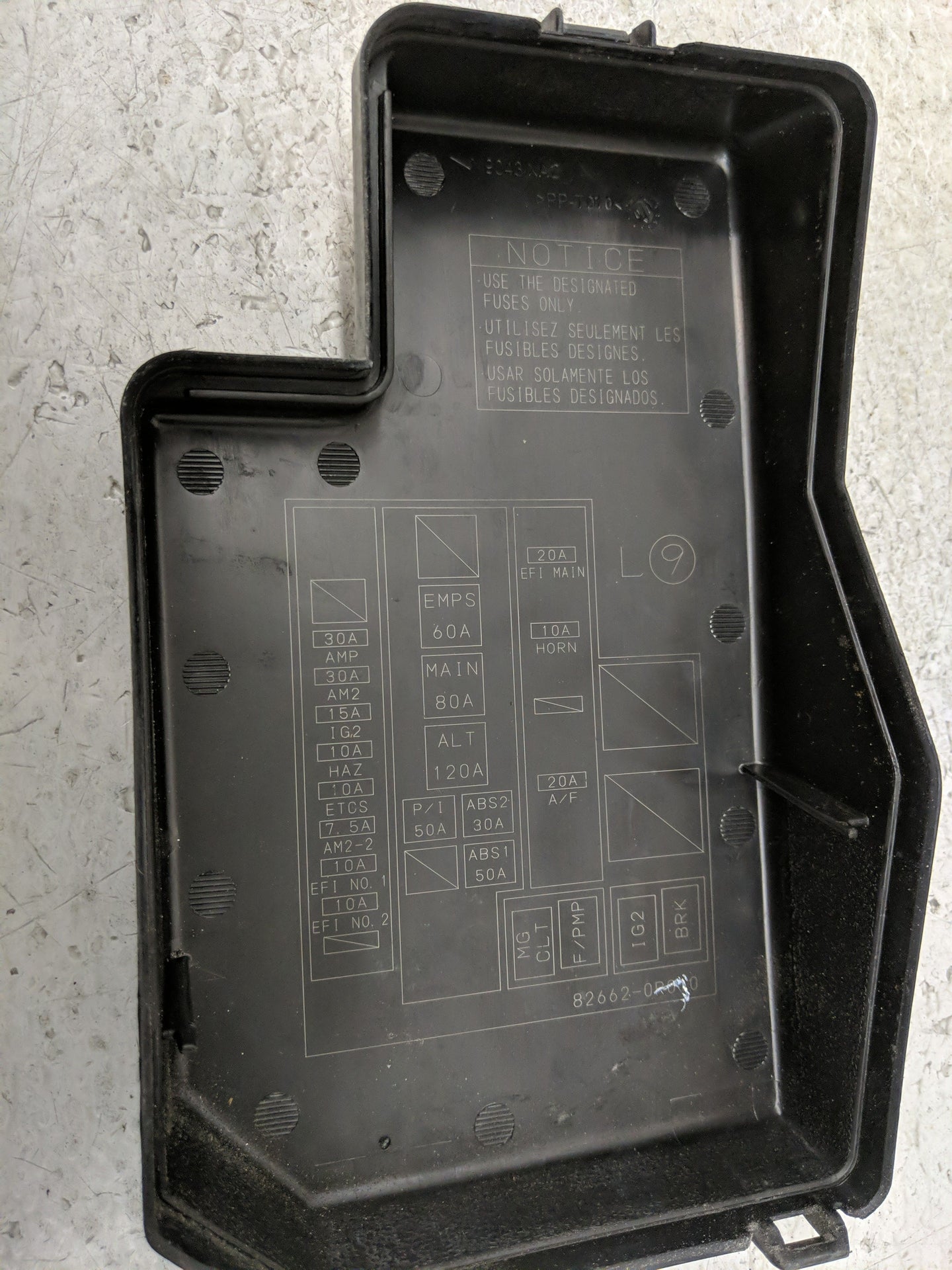 2006-2012 Toyota Rav4 Fusebox Fuse Box Panel Relay Module P/N:82662-0R010 Fits Fits 2006 2007 2008 2009 2010 2011 2012 OEM U
