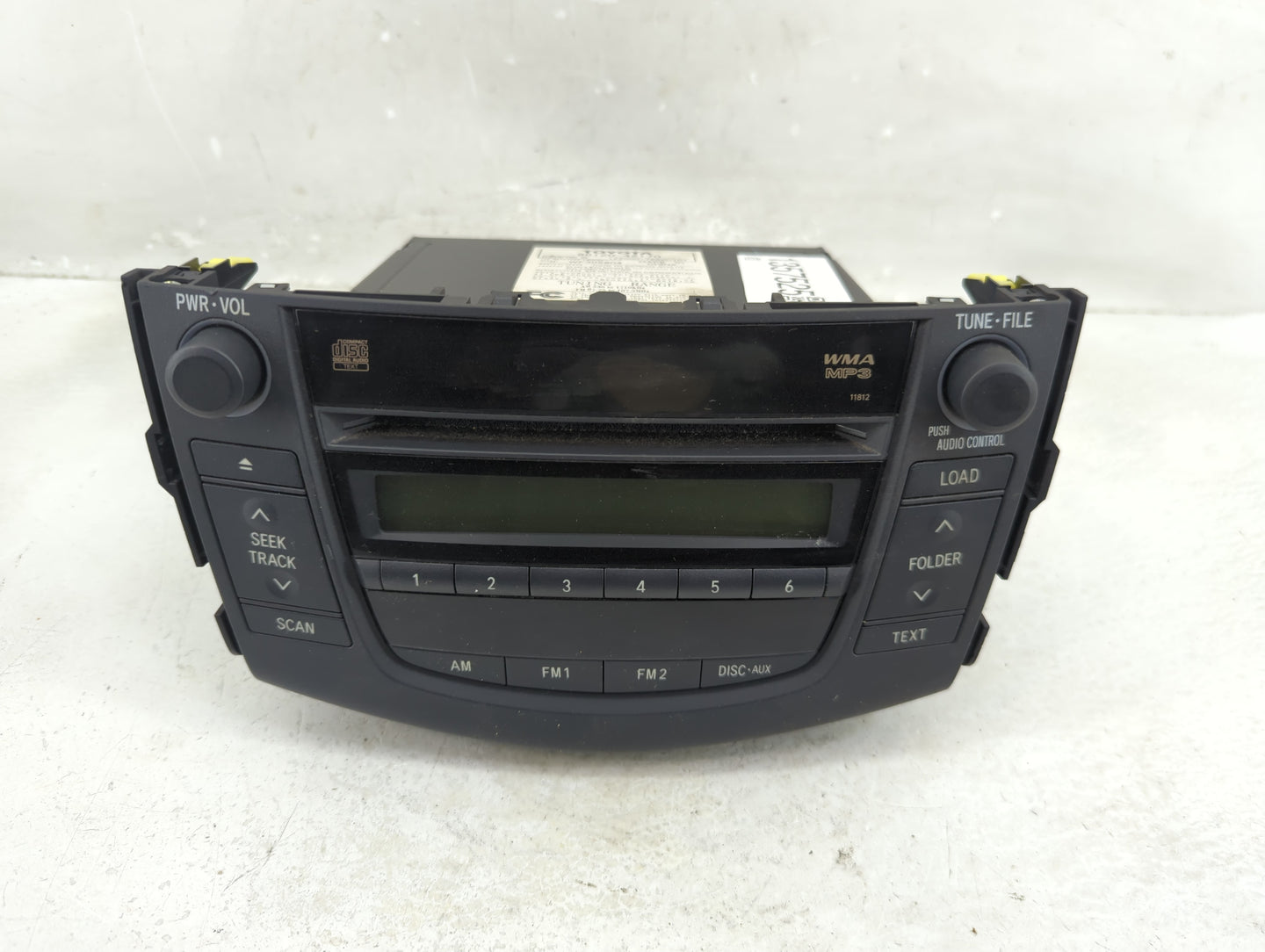 2006-2012 Toyota Rav4 Radio AM FM Cd Player Receiver Replacement P/N:86120-42170 Fits Fits 2006 2007 2008 2009 2010 2011 201