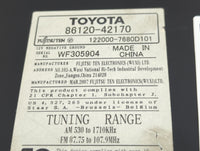 2006-2012 Toyota Rav4 Radio AM FM Cd Player Receiver Replacement P/N:86120-42170 Fits Fits 2006 2007 2008 2009 2010 2011 201
