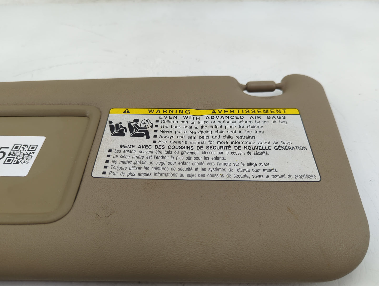 2010-2014 Toyota Rav4 Sun Visor Shade Replacement Passenger Right Mirror Fits Fits 2010 2011 2012 2013 2014 OEM Used Auto Pa