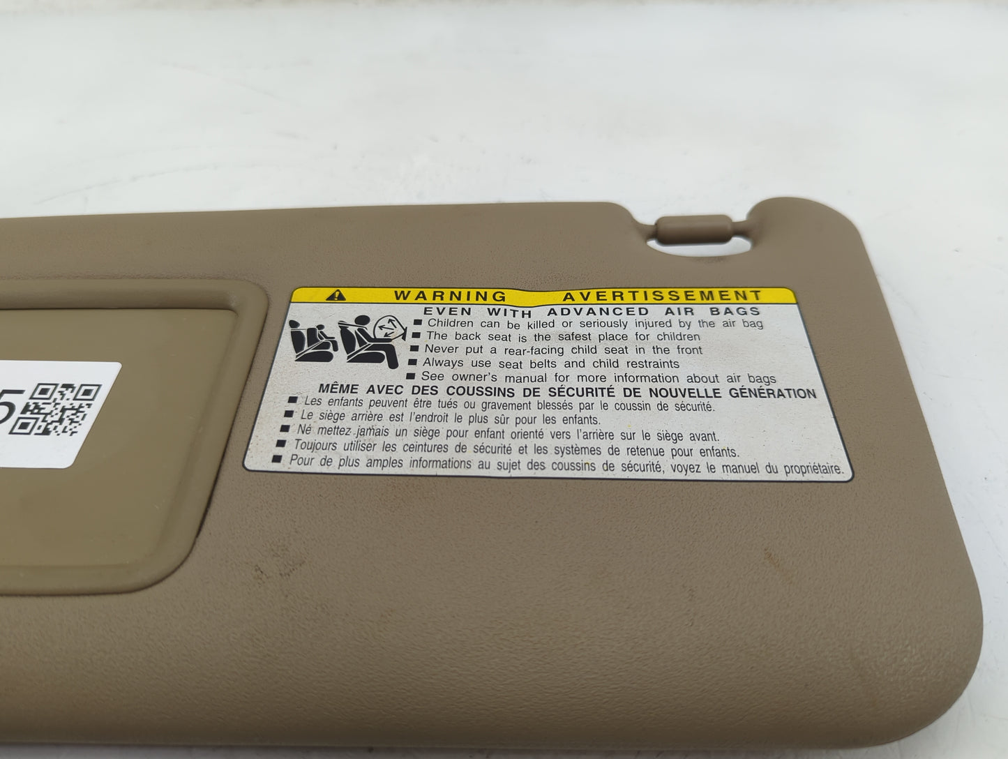 2010-2014 Toyota Rav4 Sun Visor Shade Replacement Passenger Right Mirror Fits Fits 2010 2011 2012 2013 2014 OEM Used Auto Pa