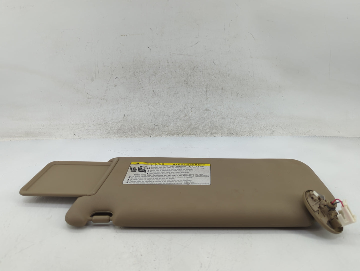 2010-2014 Toyota Rav4 Sun Visor Shade Replacement Driver Left Mirror Fits Fits 2010 2011 2012 2013 2014 OEM Used Auto Parts 