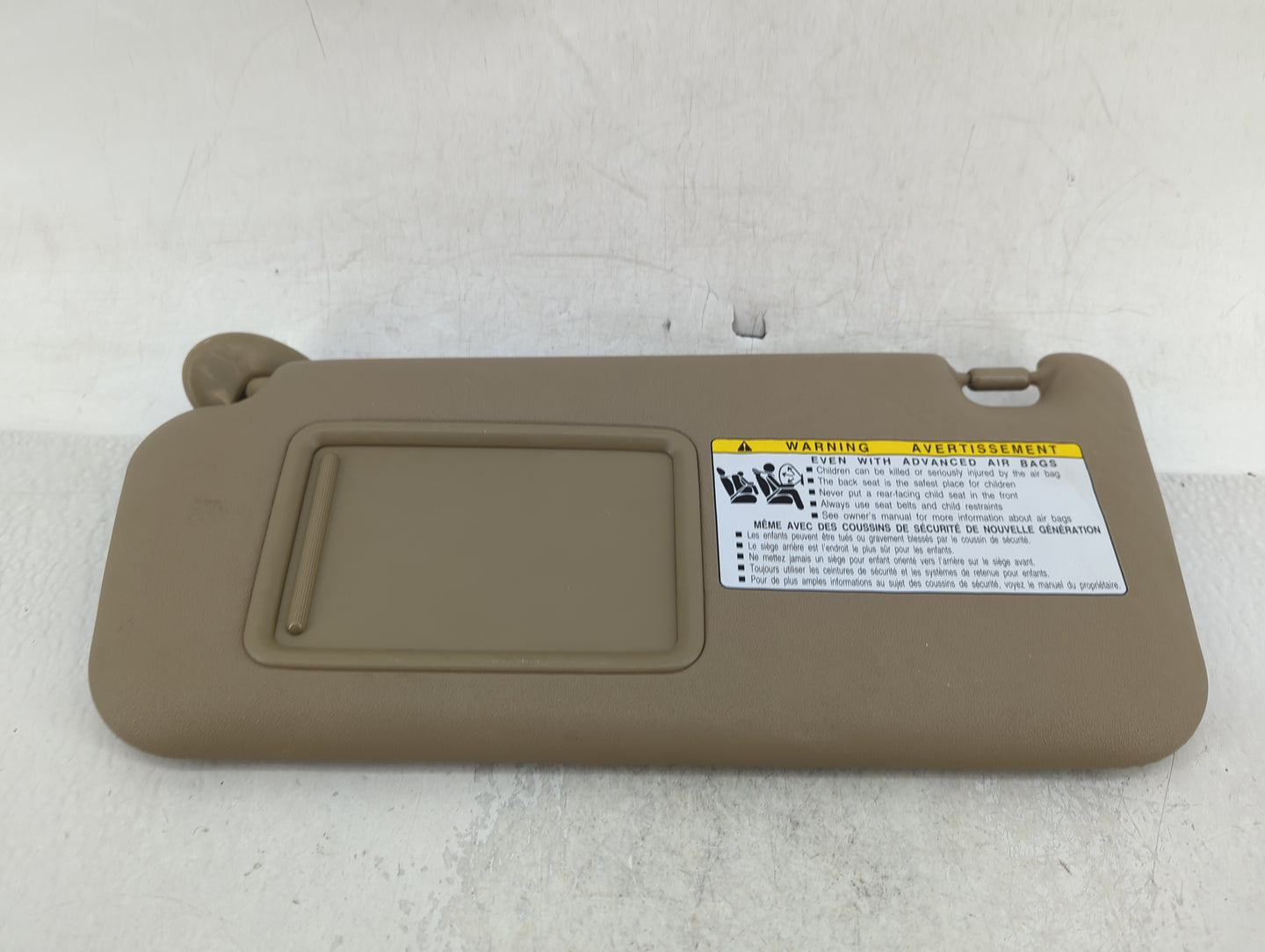 2010-2014 Toyota Rav4 Sun Visor Shade Replacement Driver Left Mirror Fits Fits 2010 2011 2012 2013 2014 OEM Used Auto Parts 