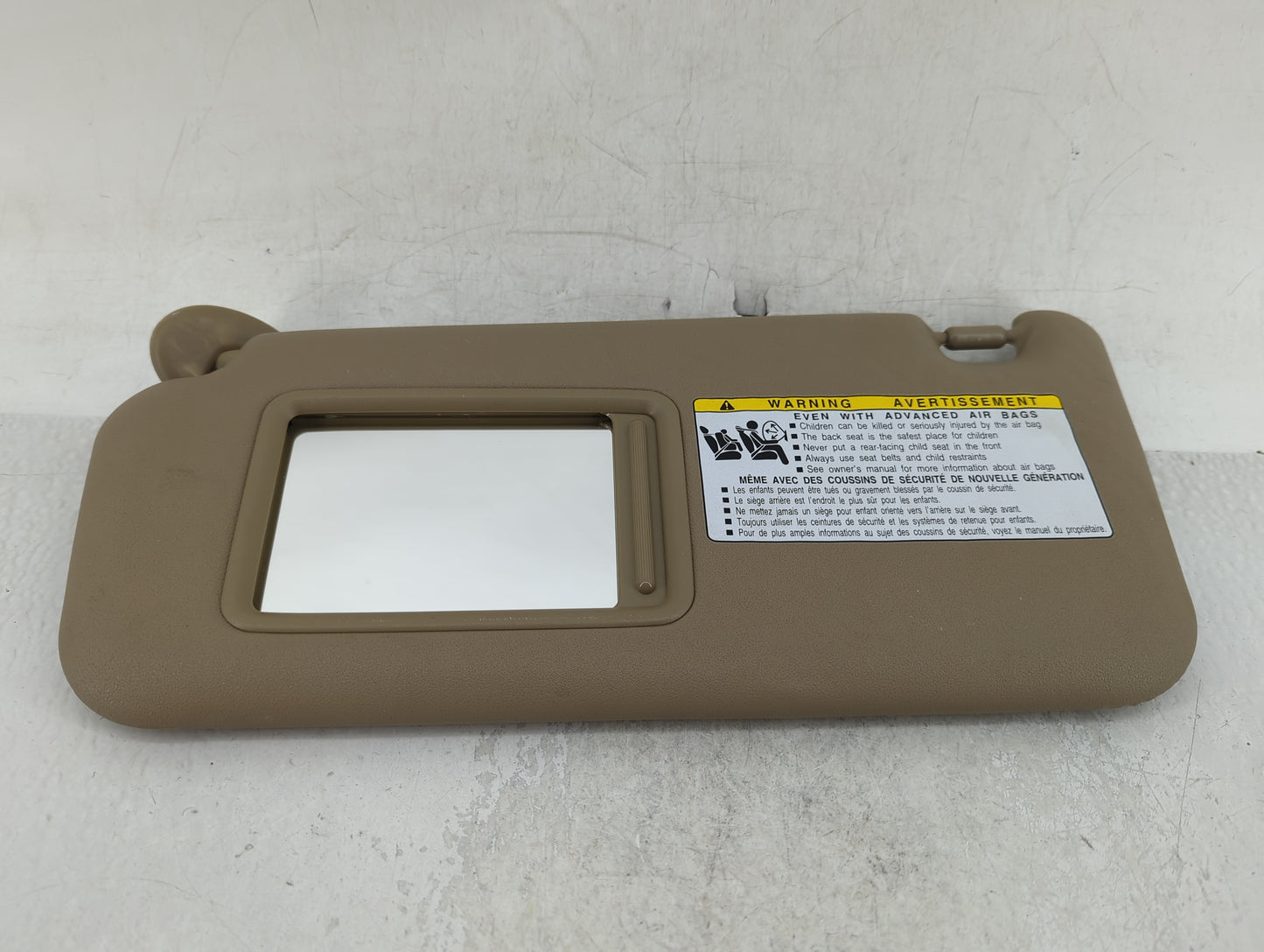 2010-2014 Toyota Rav4 Sun Visor Shade Replacement Driver Left Mirror Fits Fits 2010 2011 2012 2013 2014 OEM Used Auto Parts 