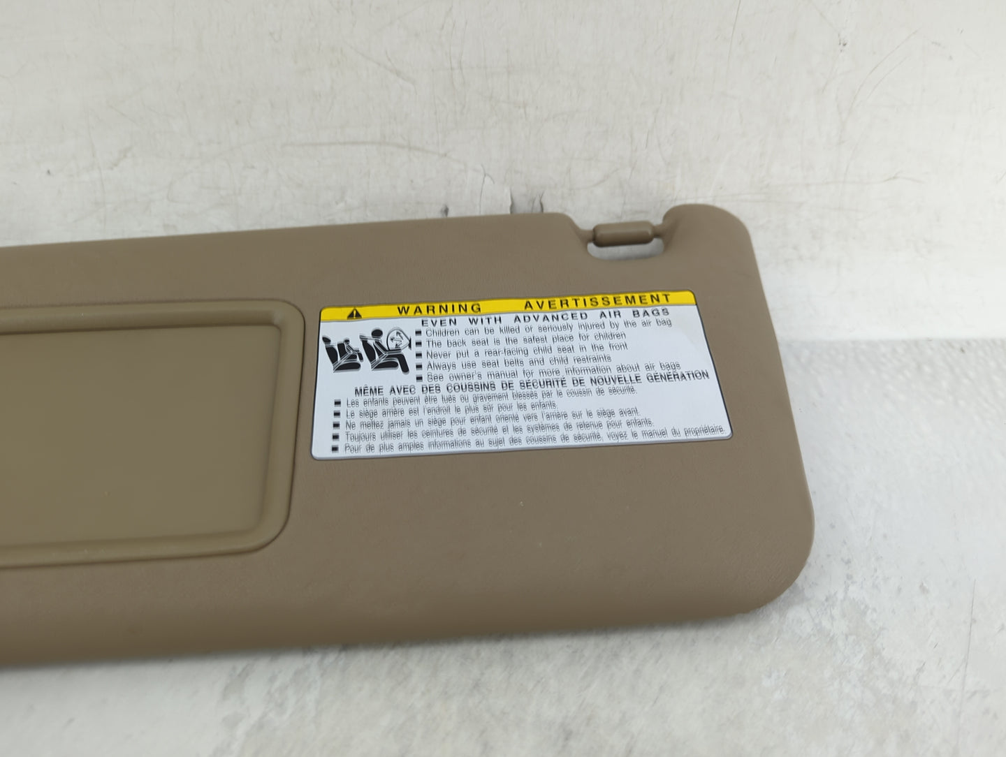 2010-2014 Toyota Rav4 Sun Visor Shade Replacement Driver Left Mirror Fits Fits 2010 2011 2012 2013 2014 OEM Used Auto Parts 