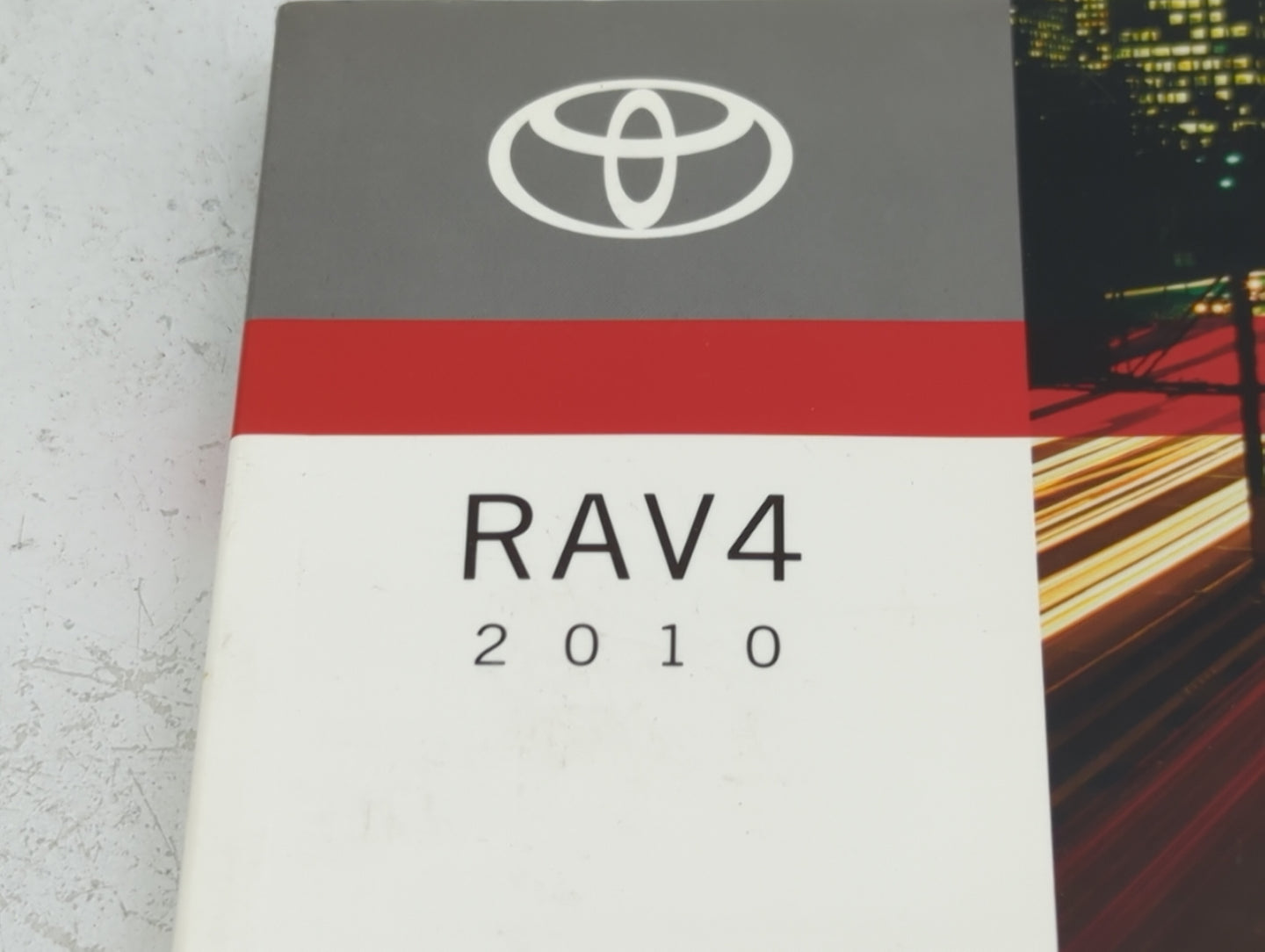 2010 Toyota Rav4 Owners Manual Book Guide P/N:OM42766U 01999-42766 OEM Used Auto Parts - Oemusedautoparts1.com