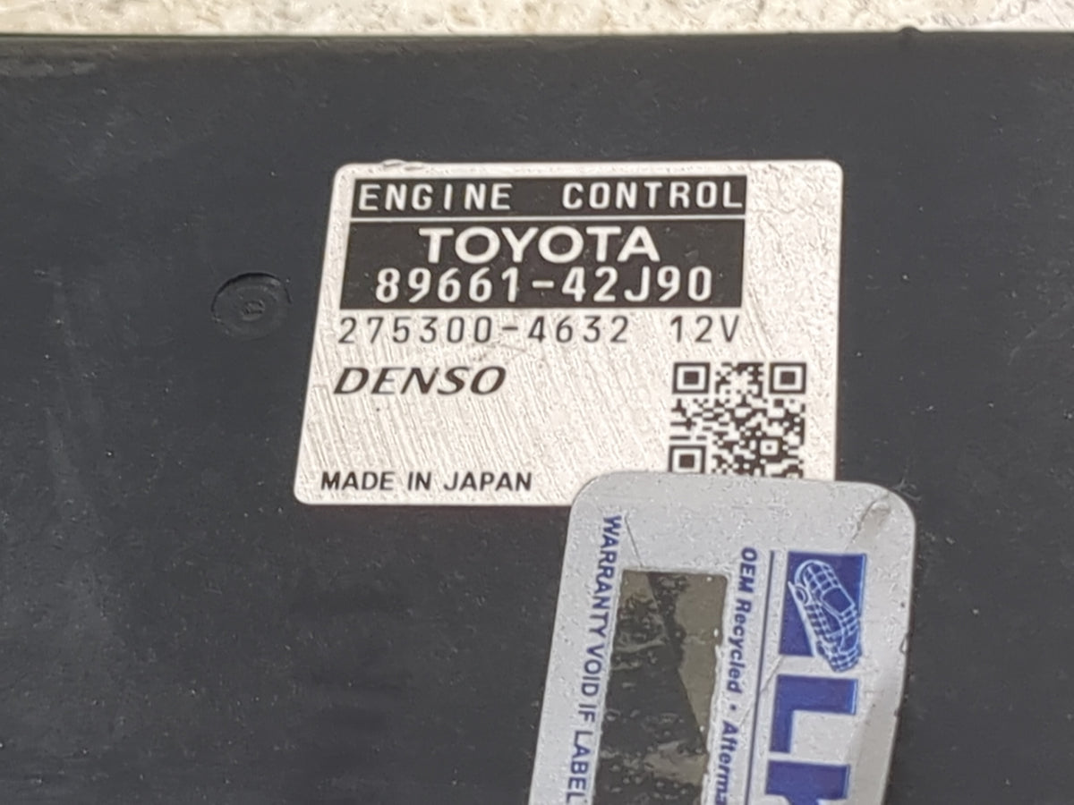 2009-2010 Toyota Rav4 PCM Engine Control Computer ECU ECM PCU OEM P/N:89661-42J90 275300-4632 Fits 2009 2010 OEM Used Auto P