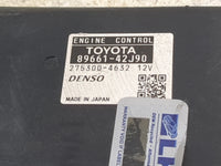 2009-2010 Toyota Rav4 PCM Engine Control Computer ECU ECM PCU OEM P/N:89661-42J90 275300-4632 Fits 2009 2010 OEM Used Auto P