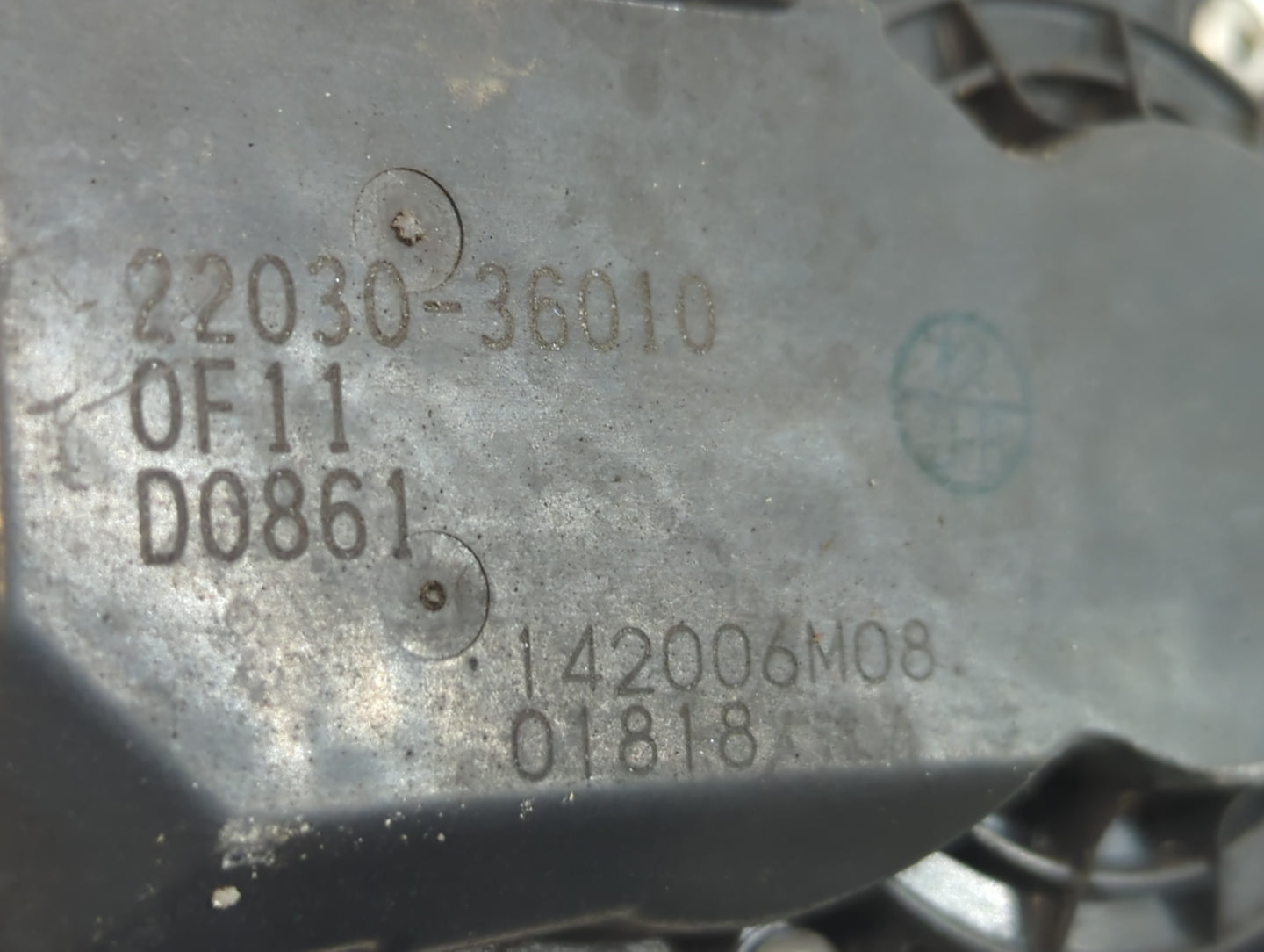 2009-2018 Toyota Rav4 Throttle Body P/N:22030-36010 Fits Fits 2009 2010 2011 2012 2013 2014 2015 2016 2017 2018 2019 OEM Use