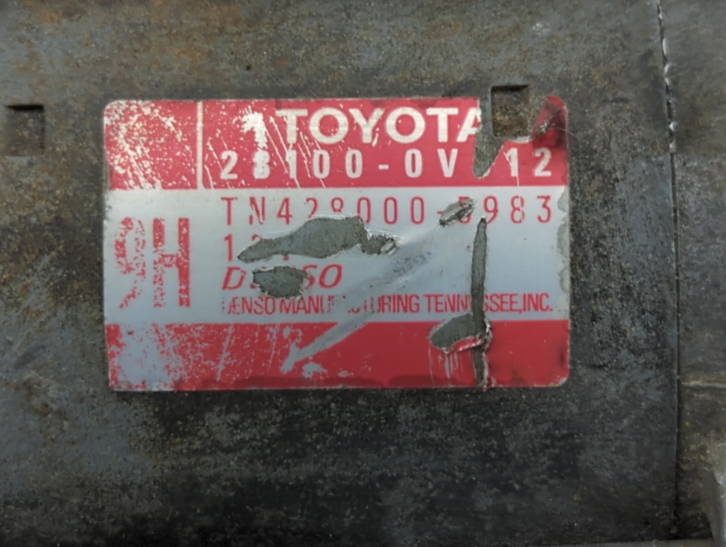 2009-2018 Toyota Rav4 Car Starter Motor Solenoid OEM P/N:TN428000-8983 Fits Fits 2009 2010 2011 2012 2016 2018 2019 2020 202