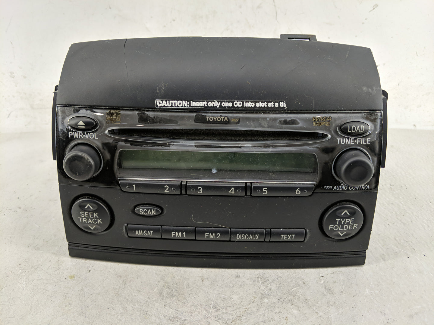 2008-2010 Toyota Sienna Radio AM FM Cd Player Receiver Replacement P/N:86120-08210 Fits Fits 2008 2009 2010 OEM Used Auto Pa