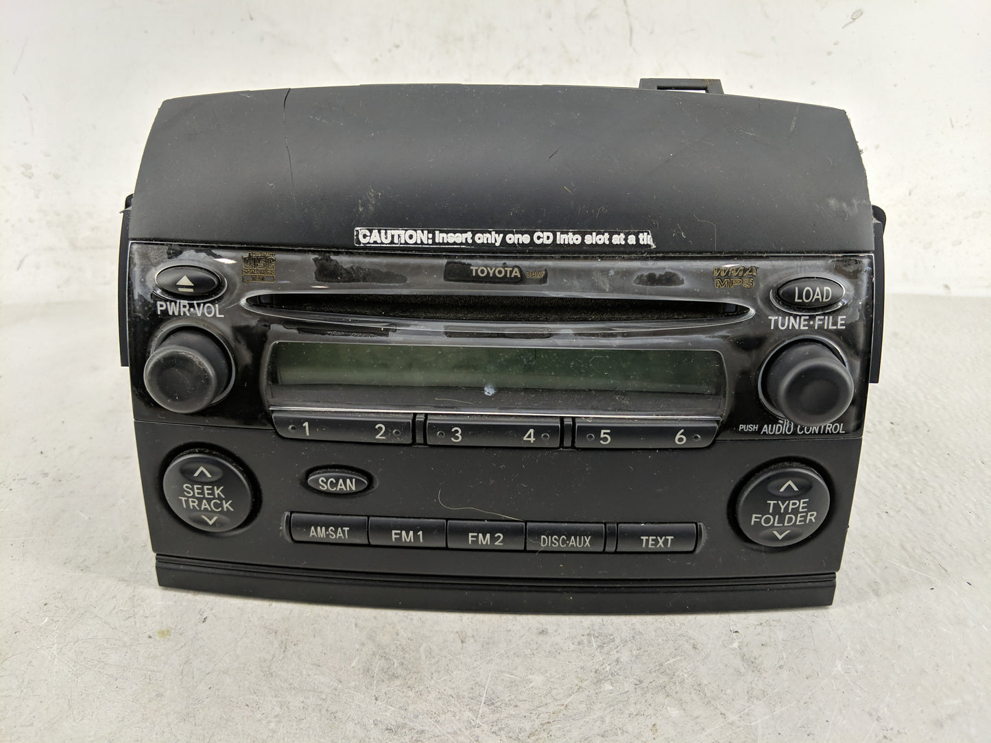 2008-2010 Toyota Sienna Radio AM FM Cd Player Receiver Replacement P/N:86120-08210 Fits Fits 2008 2009 2010 OEM Used Auto Pa