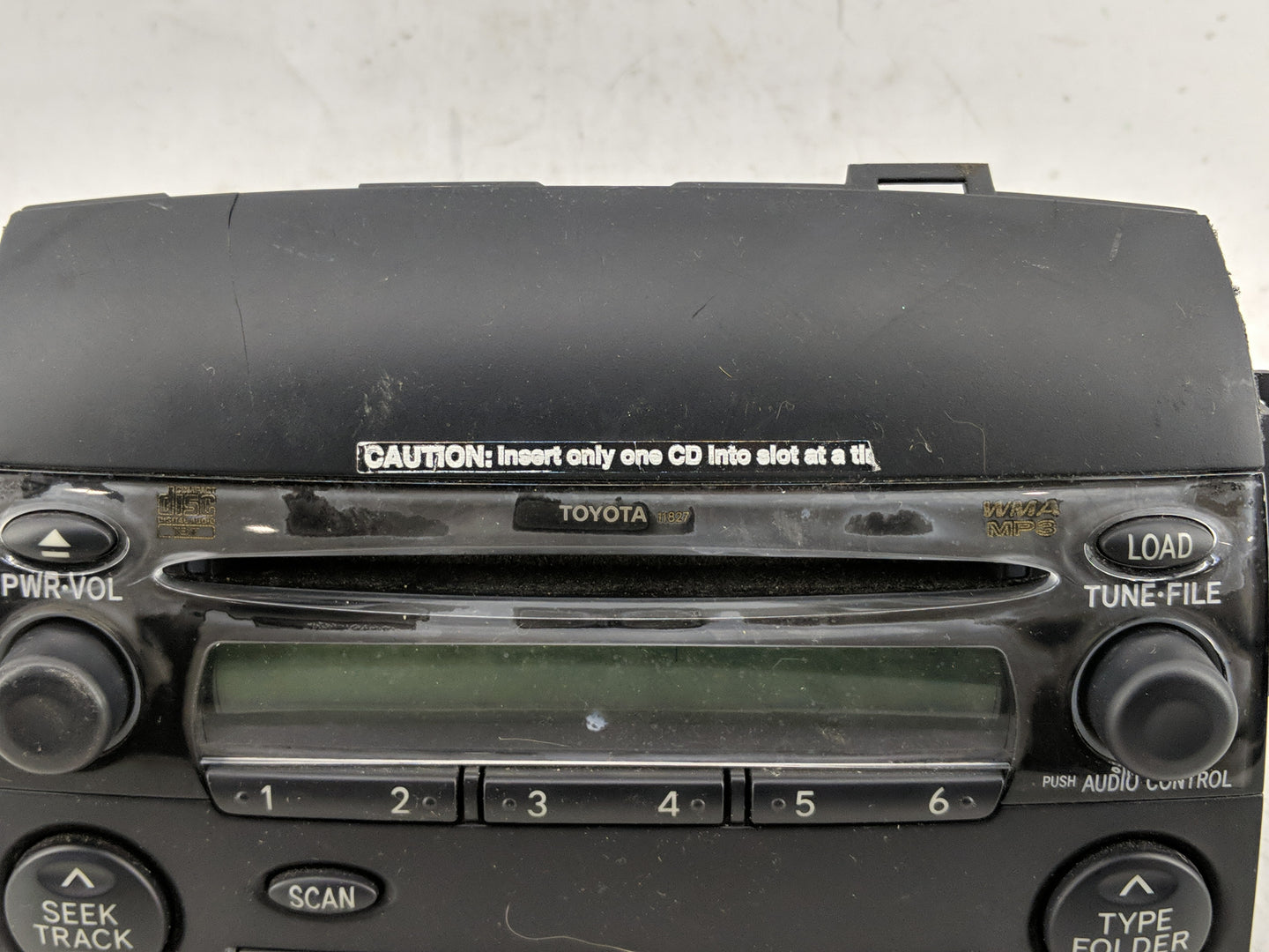 2008-2010 Toyota Sienna Radio AM FM Cd Player Receiver Replacement P/N:86120-08210 Fits Fits 2008 2009 2010 OEM Used Auto Pa