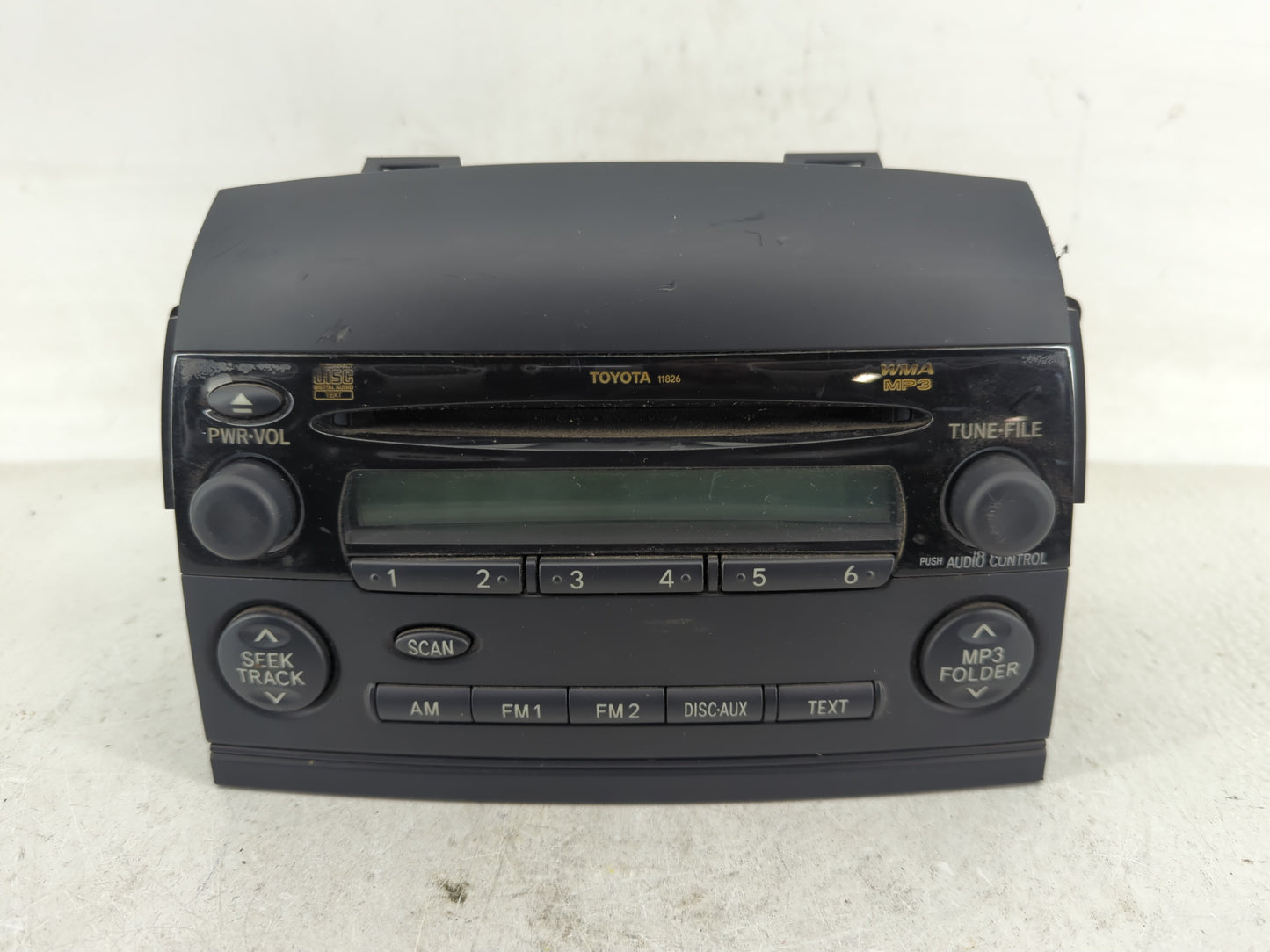 2008-2010 Toyota Sienna Radio AM FM Cd Player Receiver Replacement P/N:86120-08220 Fits Fits 2008 2009 2010 OEM Used Auto Pa
