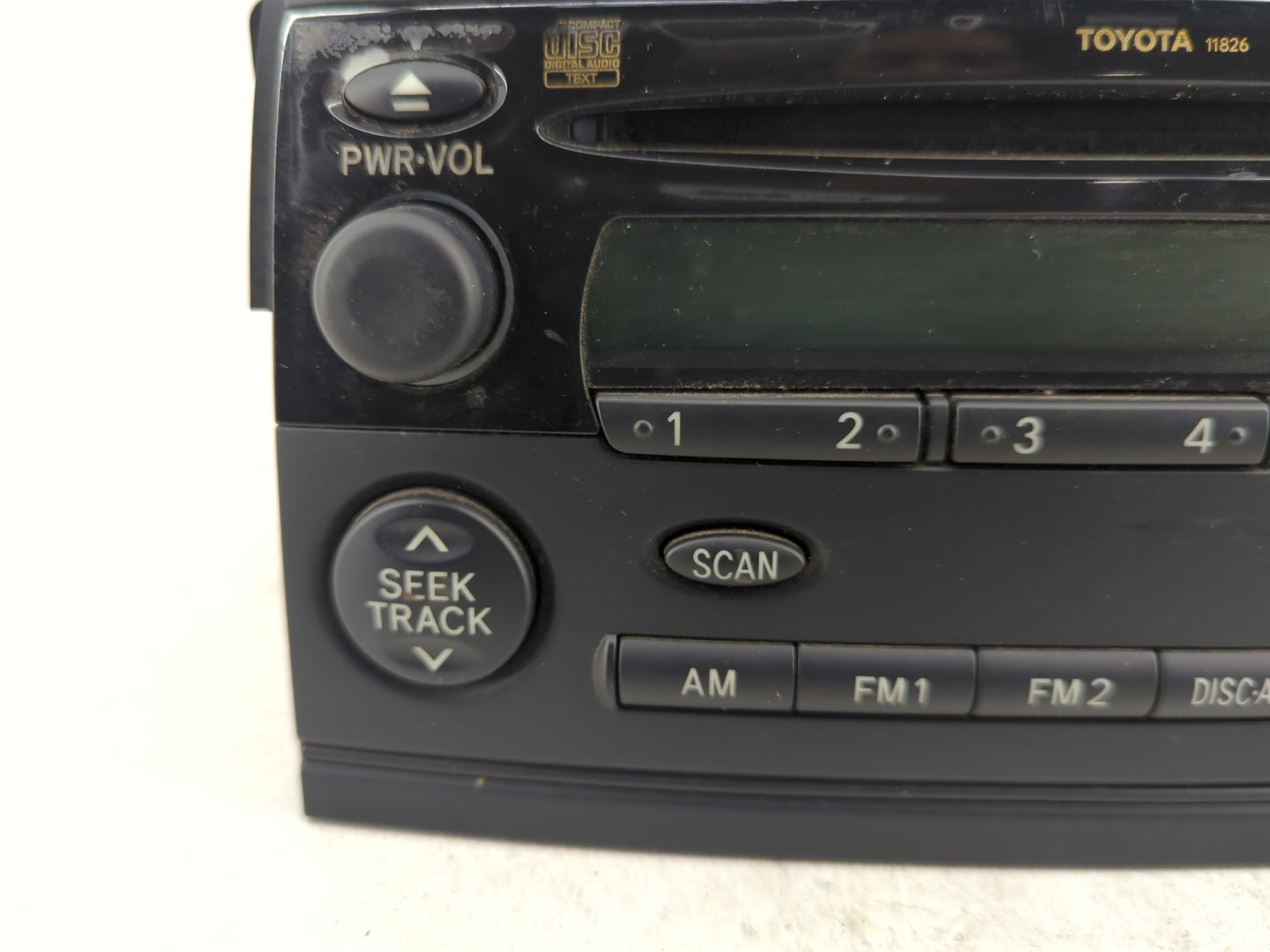 2008-2010 Toyota Sienna Radio AM FM Cd Player Receiver Replacement P/N:86120-08220 Fits Fits 2008 2009 2010 OEM Used Auto Pa