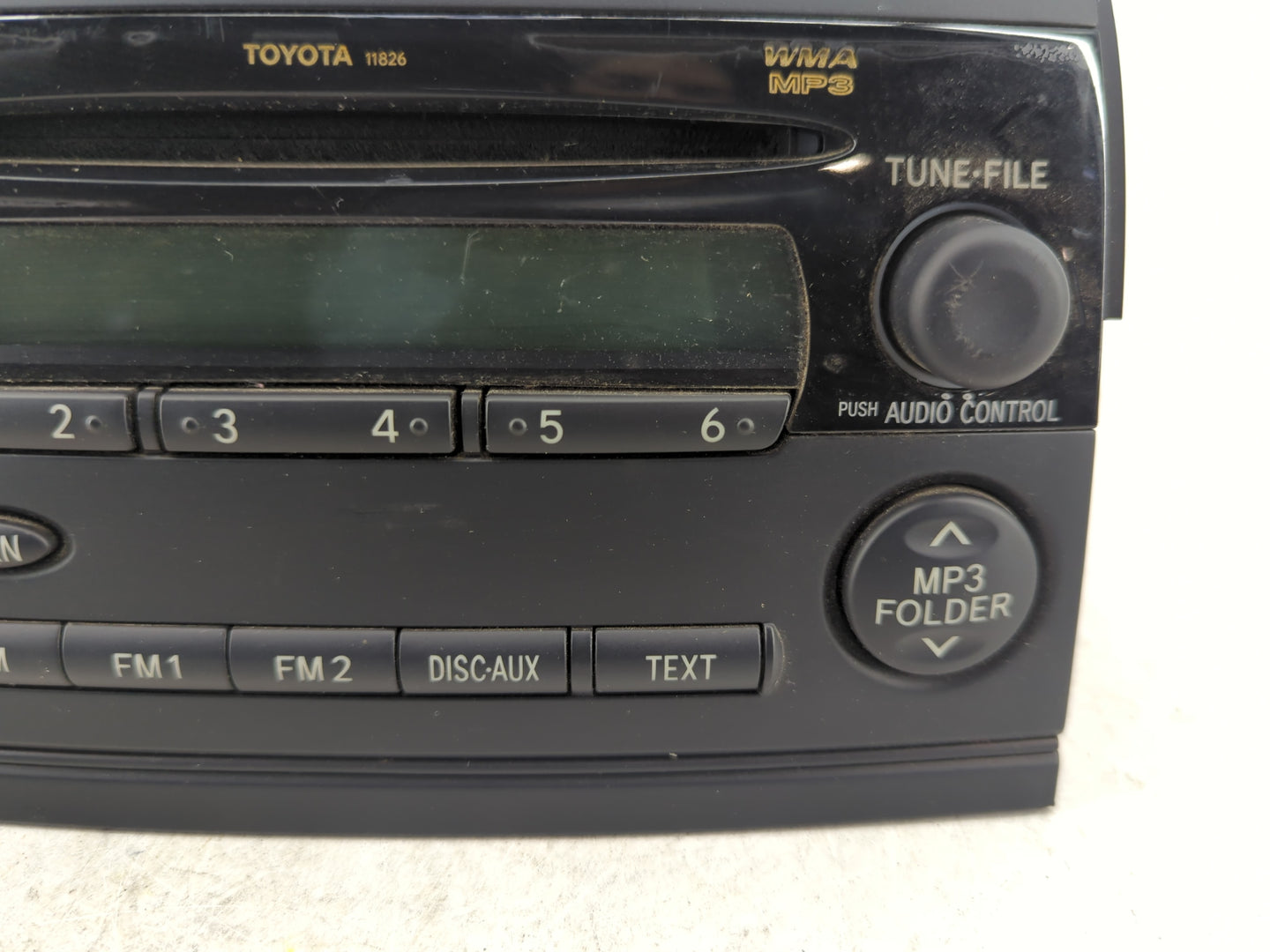2008-2010 Toyota Sienna Radio AM FM Cd Player Receiver Replacement P/N:86120-08220 Fits Fits 2008 2009 2010 OEM Used Auto Pa