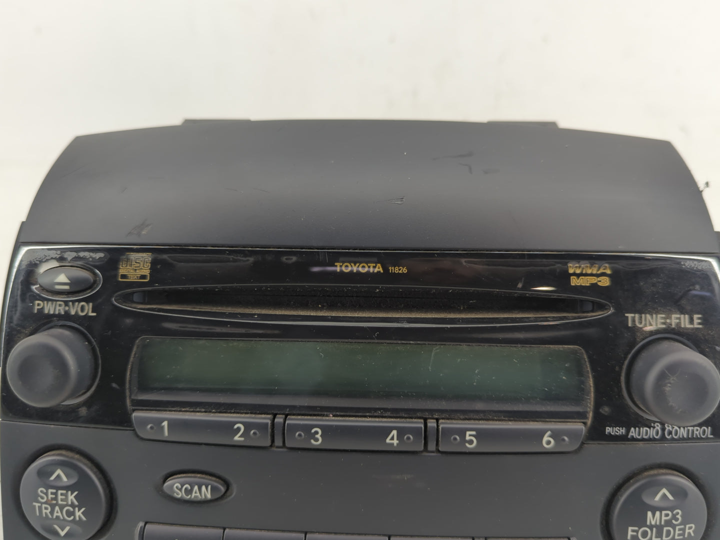 2008-2010 Toyota Sienna Radio AM FM Cd Player Receiver Replacement P/N:86120-08220 Fits Fits 2008 2009 2010 OEM Used Auto Pa