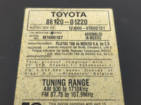 2008-2010 Toyota Sienna Radio AM FM Cd Player Receiver Replacement P/N:86120-08220 Fits Fits 2008 2009 2010 OEM Used Auto Pa