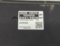 2010-2011 Toyota Tacoma PCM Engine Control Computer ECU ECM PCU OEM P/N:89661-04E40 TN275300-8751 Fits Fits 2010 2011 OEM Us