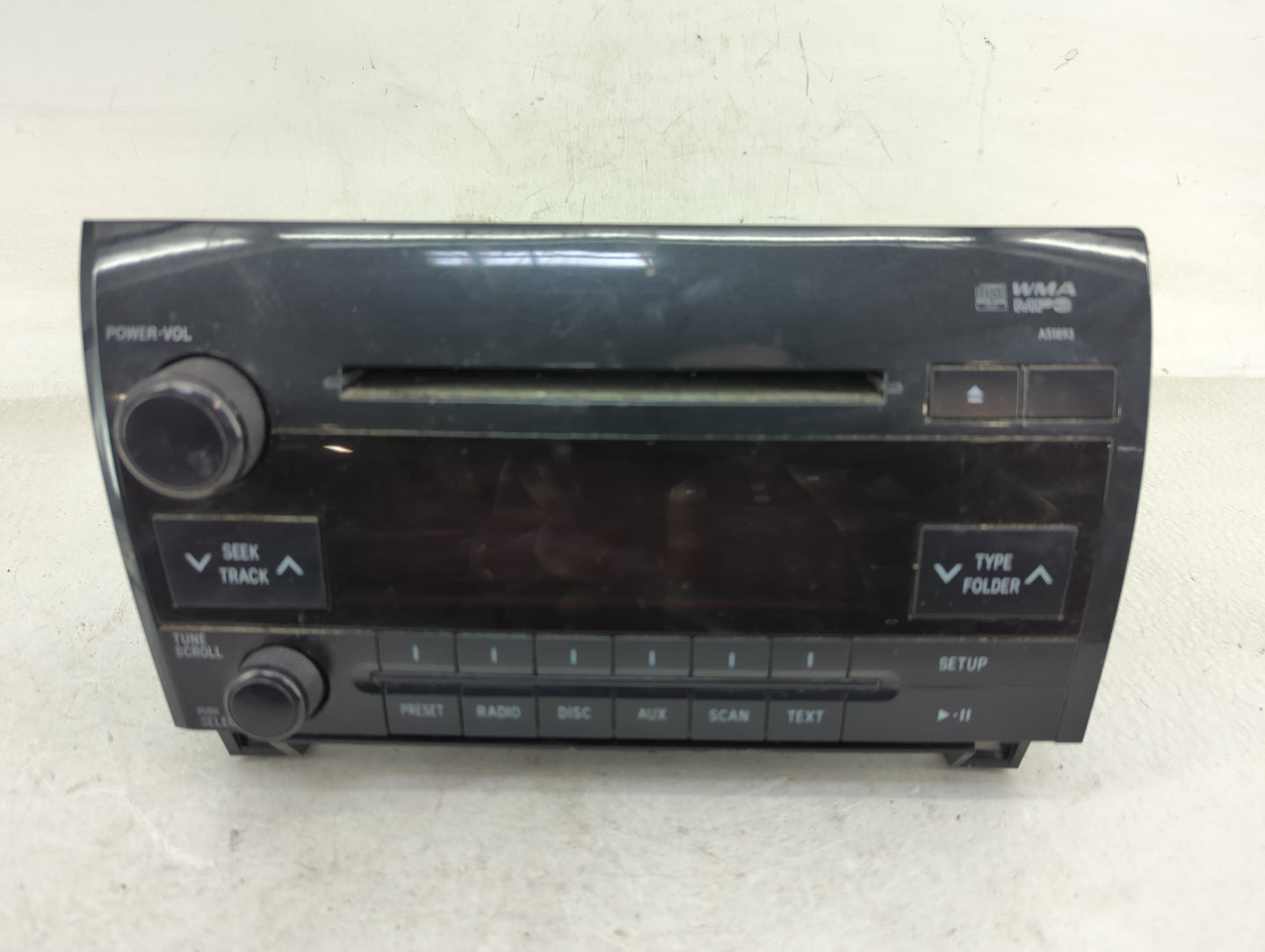 2010-2013 Toyota Tundra Radio AM FM Cd Player Receiver Replacement P/N:86120-0C290 Fits Fits 2010 2011 2012 2013 OEM Used Au