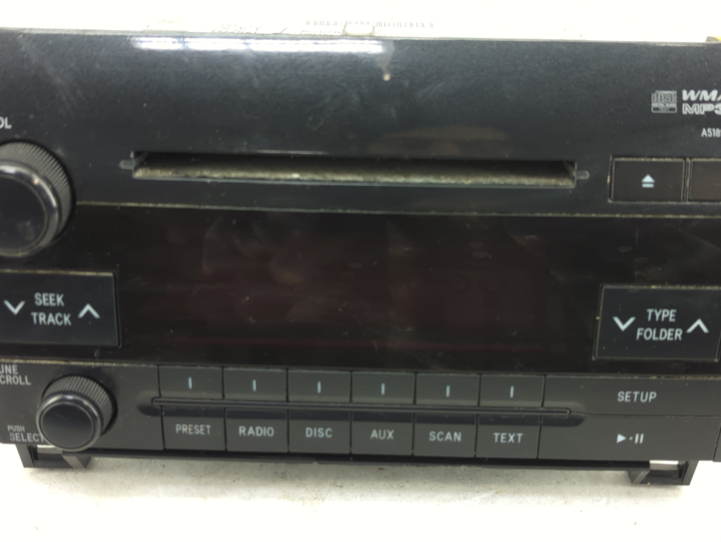 2010-2013 Toyota Tundra Radio AM FM Cd Player Receiver Replacement P/N:86120-0C290 Fits Fits 2010 2011 2012 2013 OEM Used Au