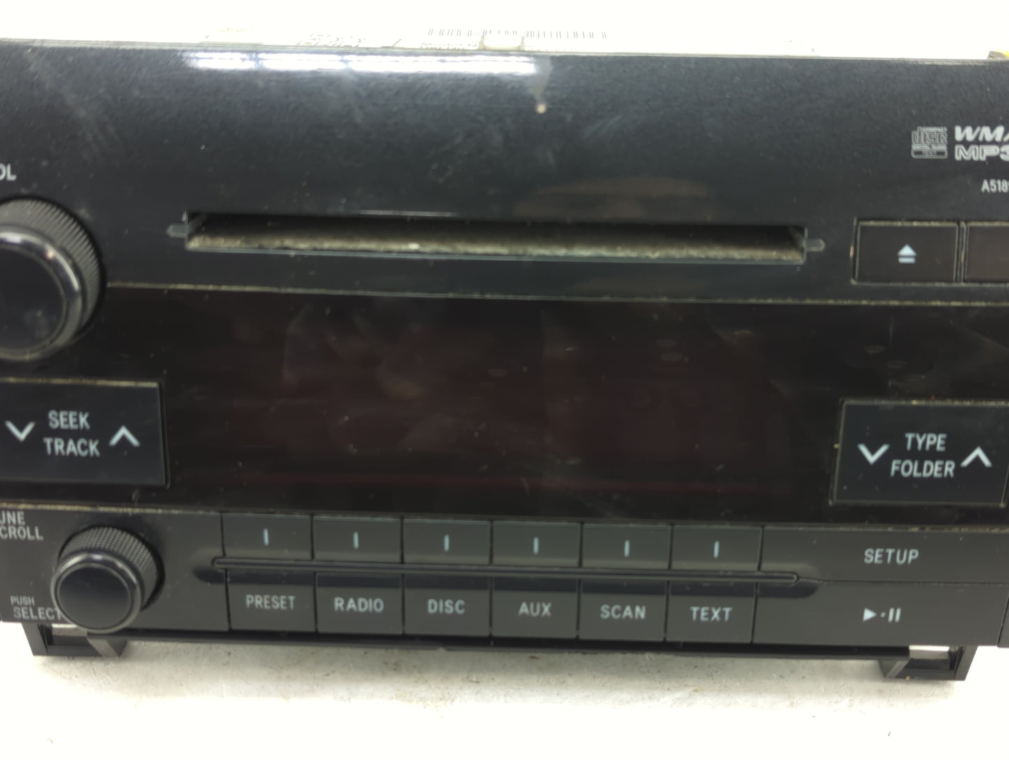2010-2013 Toyota Tundra Radio AM FM Cd Player Receiver Replacement P/N:86120-0C290 Fits Fits 2010 2011 2012 2013 OEM Used Au