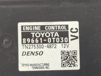 2009-2012 Toyota Venza PCM Engine Control Computer ECU ECM PCU OEM P/N:89661-0T030 Fits Fits 2009 2010 2011 2012 OEM Used Au