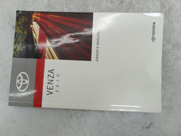 2010 Toyota Venza Owners Manual Book Guide P/N:OM73005U 01999-73005 OEM Used Auto Parts - Oemusedautoparts1.com