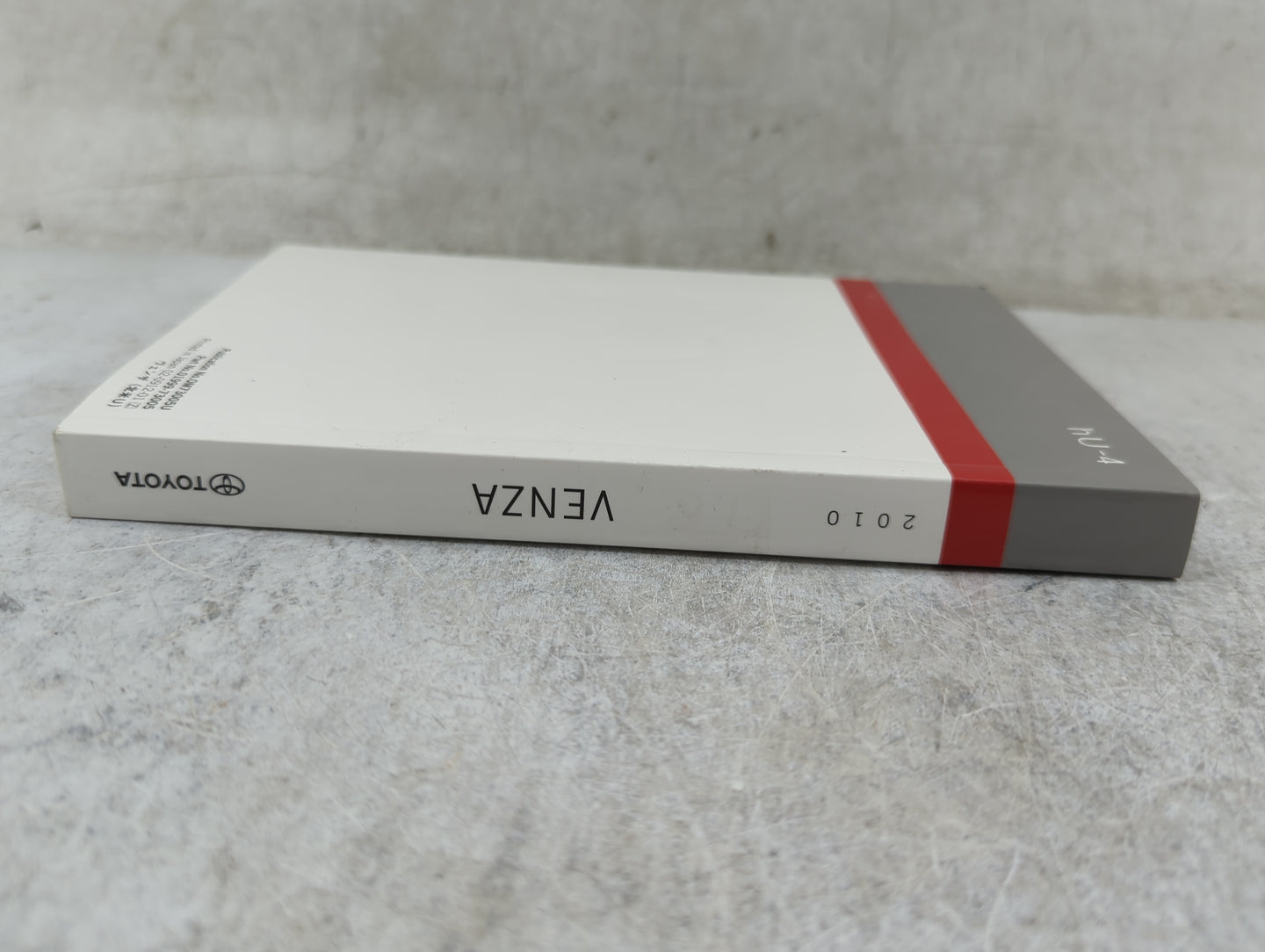 2010 Toyota Venza Owners Manual Book Guide P/N:OM73005U 01999-73005 OEM Used Auto Parts - Oemusedautoparts1.com