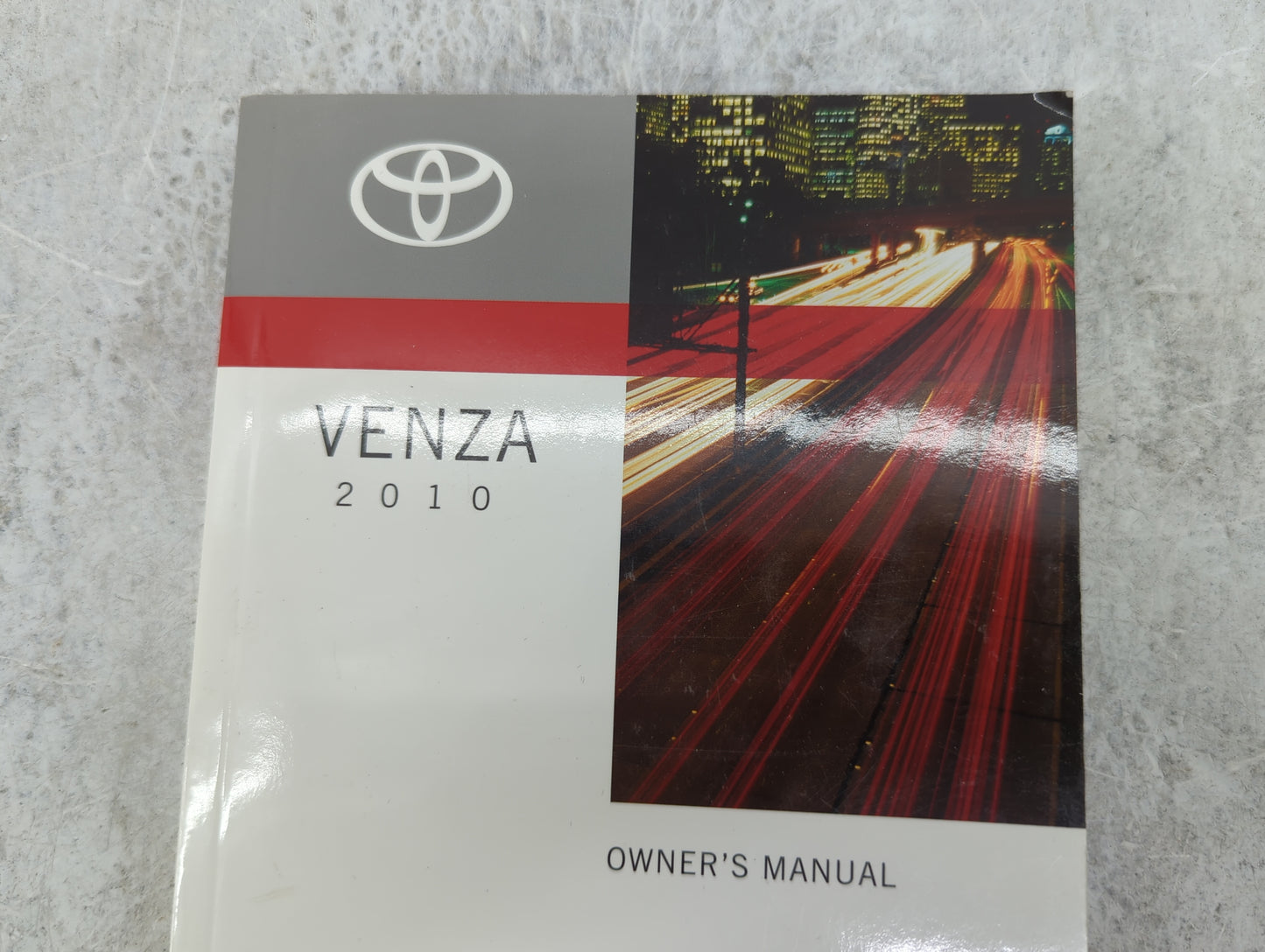 2010 Toyota Venza Owners Manual Book Guide P/N:OM73005U 01999-73005 OEM Used Auto Parts - Oemusedautoparts1.com