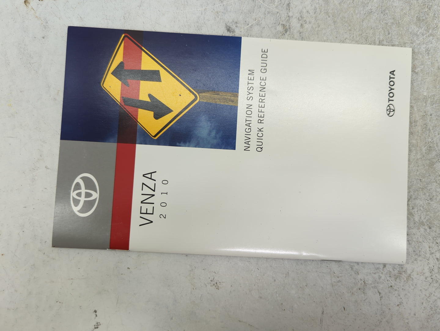 2010 Toyota Venza Owners Manual Book Guide P/N:OM73006U 01999-73006 OEM Used Auto Parts - Oemusedautoparts1.com