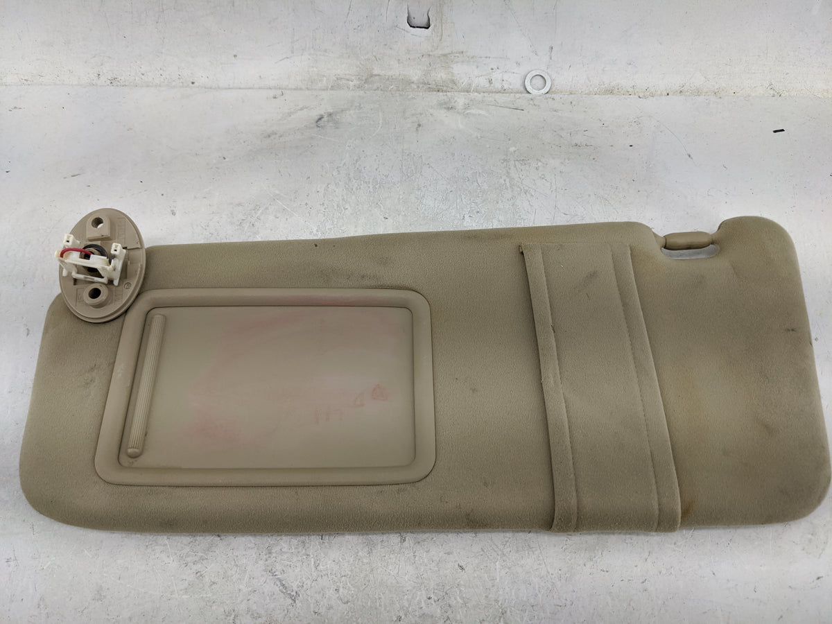 2010 Toyota Venza Sun Visor Shade Replacement Driver Left Mirror Fits OEM Used Auto Parts - Oemusedautoparts1.com