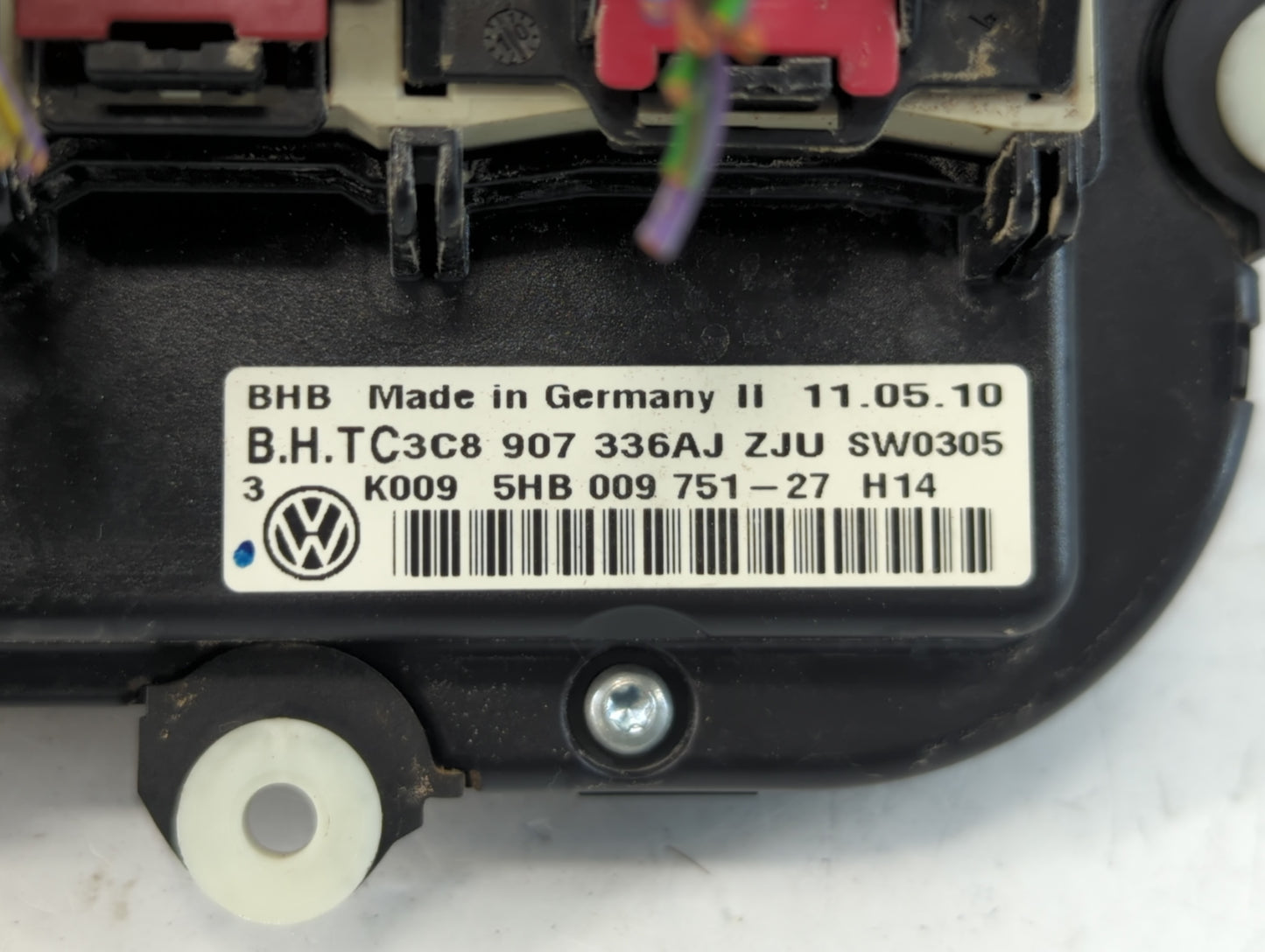 2009-2010 Volkswagen Cc Climate Control Module Temperature AC/Heater Replacement P/N:5HB 009 751 Fits Fits 2009 2010 OEM Use