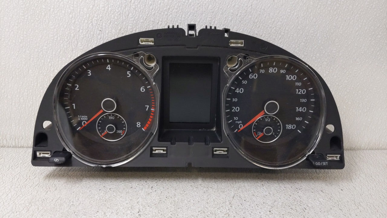 2010 Volkswagen Cc Instrument Cluster Speedometer Gauges P/N:3C8920 970M Fits OEM Used Auto Parts - Oemusedautoparts1.com