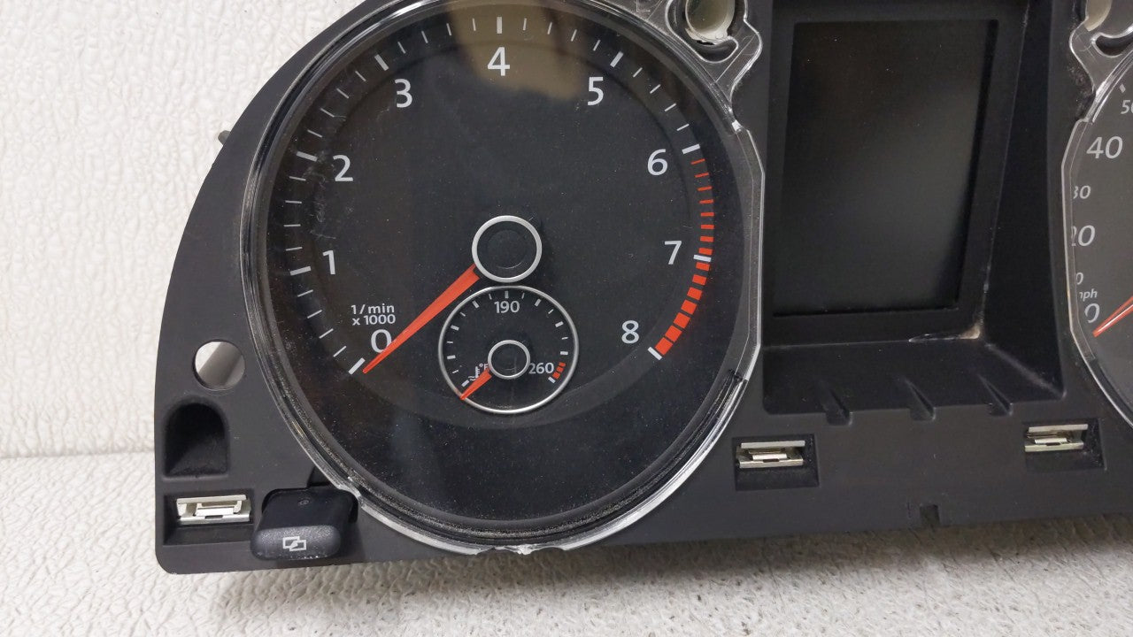 2010 Volkswagen Cc Instrument Cluster Speedometer Gauges P/N:3C8920 970M Fits OEM Used Auto Parts - Oemusedautoparts1.com