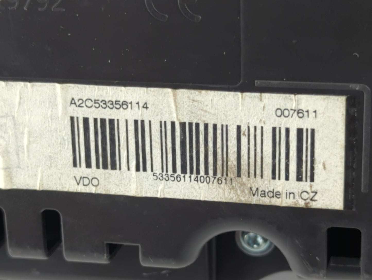 2009-2010 Volkswagen Cc Instrument Cluster Speedometer Gauges P/N:A2C53356114 Fits Fits 2009 2010 OEM Used Auto Parts - Oemu