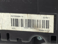 2009-2010 Volkswagen Cc Instrument Cluster Speedometer Gauges P/N:A2C53356114 Fits Fits 2009 2010 OEM Used Auto Parts - Oemu