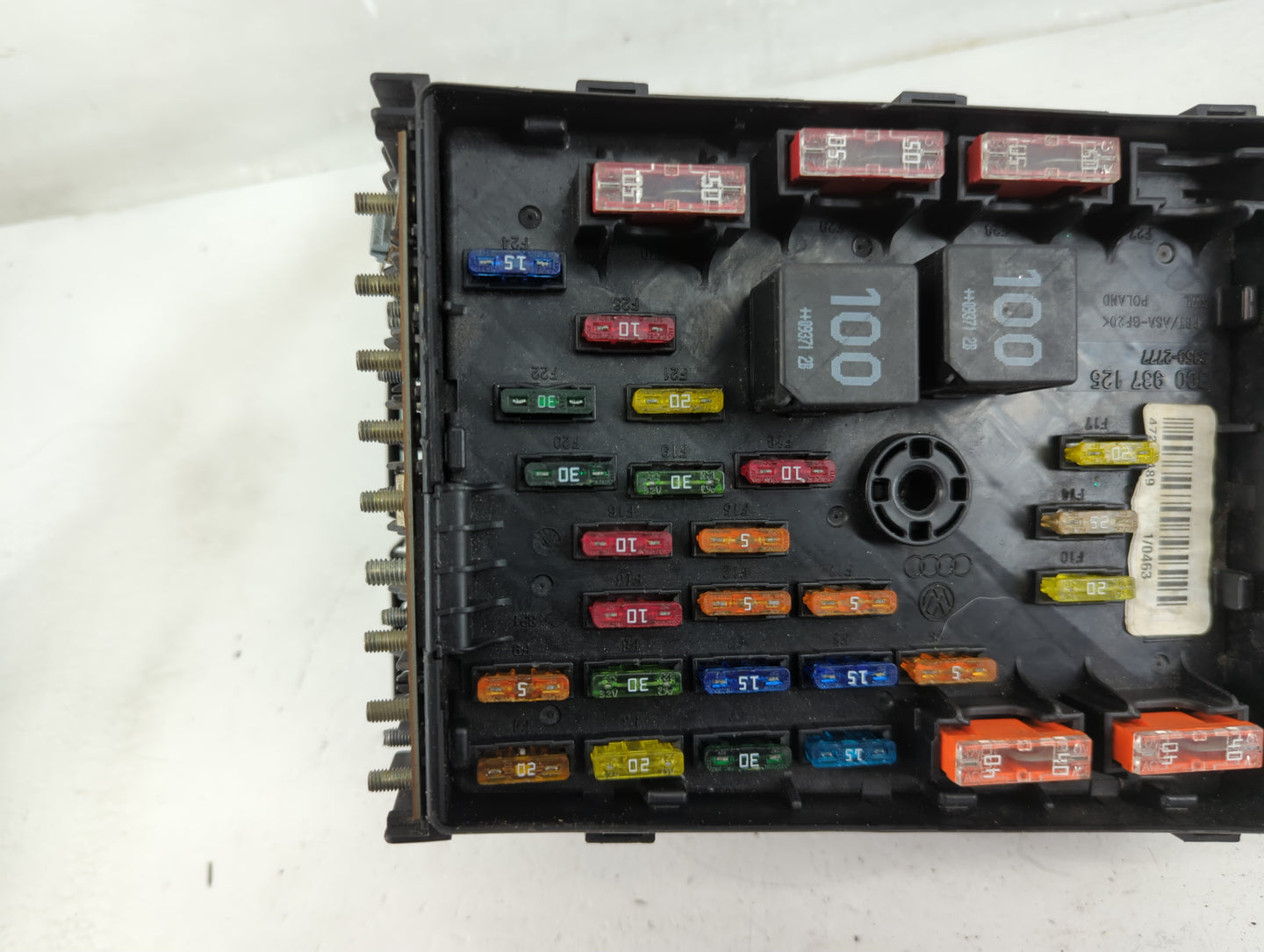 2009-2012 Volkswagen Cc Fusebox Fuse Box Panel Relay Module P/N:6359-2777 Fits Fits 2009 2010 2011 2012 OEM Used Auto Parts 