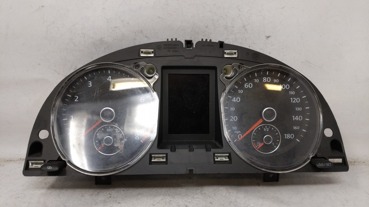 2010-2011 Volkswagen Cc Instrument Cluster Speedometer Gauges P/N:3C8920970MX 3C8920970M Fits Fits 2010 2011 OEM Used Auto P