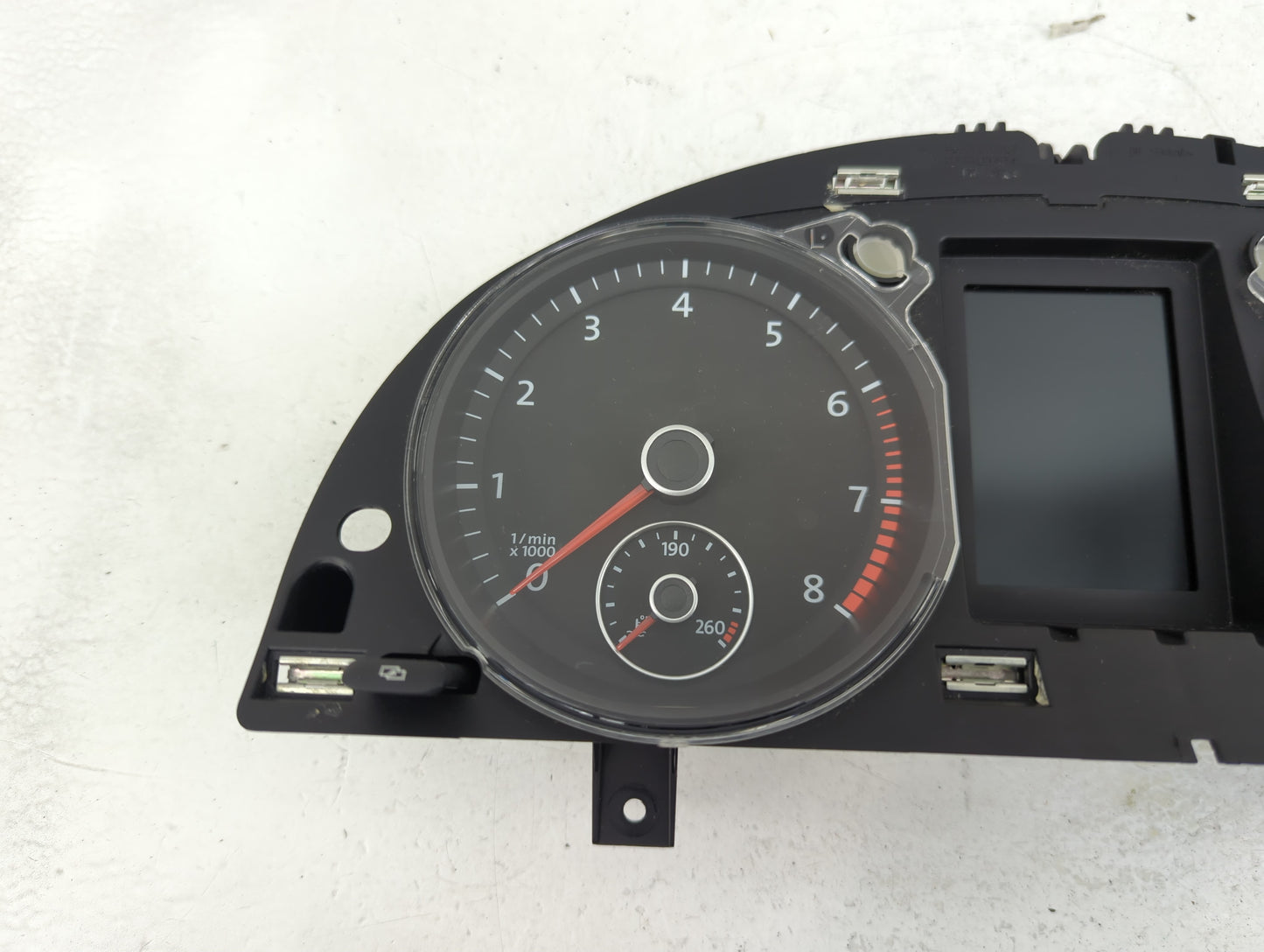 2010-2011 Volkswagen Cc Instrument Cluster Speedometer Gauges Fits Fits 2010 2011 OEM Used Auto Parts - Oemusedautoparts1.co
