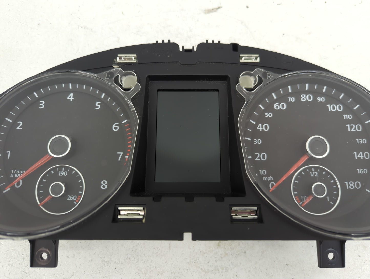 2010-2011 Volkswagen Cc Instrument Cluster Speedometer Gauges Fits Fits 2010 2011 OEM Used Auto Parts - Oemusedautoparts1.co