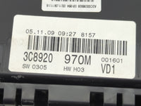 2010-2011 Volkswagen Cc Instrument Cluster Speedometer Gauges Fits Fits 2010 2011 OEM Used Auto Parts - Oemusedautoparts1.co