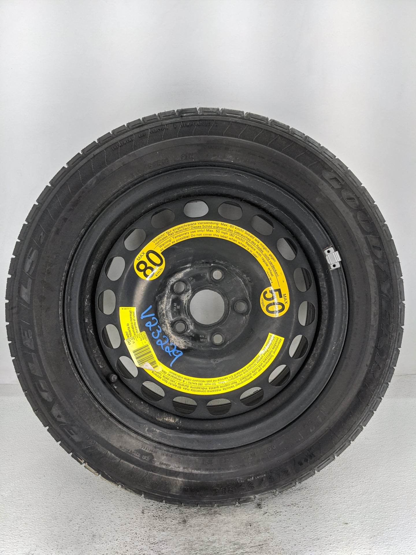 2009-2017 Volkswagen Cc Spare Donut Tire Wheel Rim Oem 1455327 - Oemusedautoparts1.com