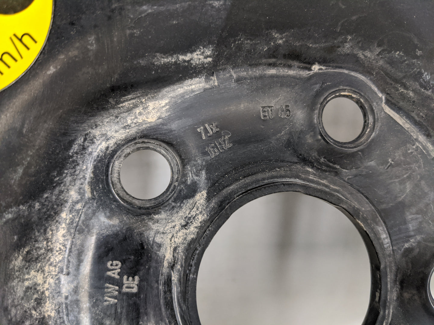 2009-2017 Volkswagen Cc Spare Donut Tire Wheel Rim Oem 1455327 - Oemusedautoparts1.com