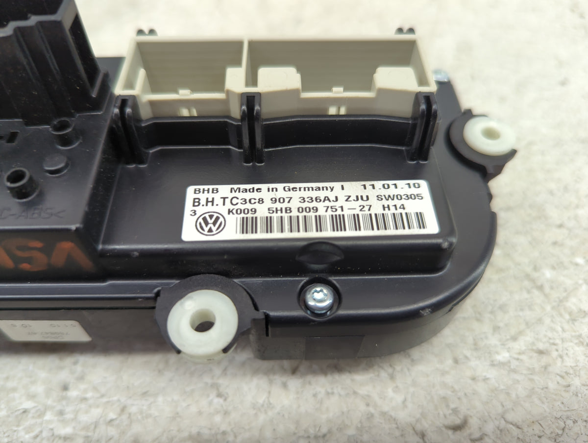 2011 Volkswagen Cc Climate Control Module Temperature AC/Heater Replacement P/N:3C8907336AJ 5HB00975127 Fits Fits 2010 OEM U