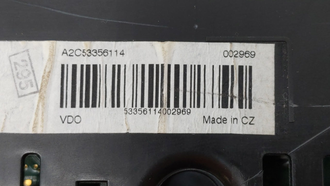 2010-2011 Volkswagen Cc Instrument Cluster Speedometer Gauges Fits Fits 2010 2011 OEM Used Auto Parts - Oemusedautoparts1.co