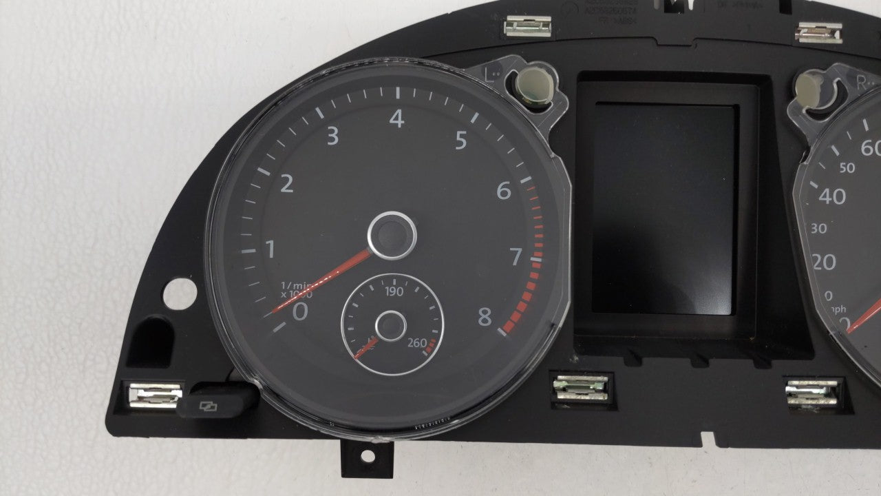 2010-2011 Volkswagen Cc Instrument Cluster Speedometer Gauges P/N:3C8 920 970 M 3C8920970M Fits Fits 2010 2011 OEM Used Auto