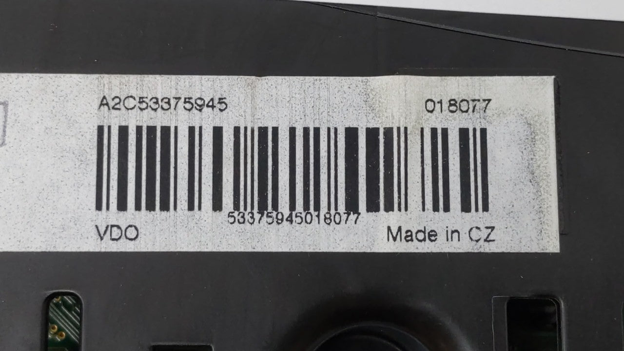 2010-2011 Volkswagen Cc Instrument Cluster Speedometer Gauges P/N:3C8 920 970 M 3C8920970M Fits Fits 2010 2011 OEM Used Auto